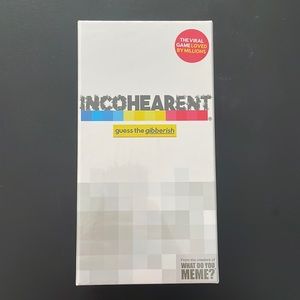 Incohearent Board Game Unopened New In Box